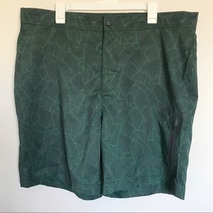 Mack Weldon Palm Leaves Swim Board Shorts 39/40